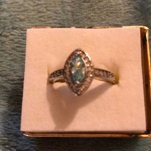 Aqua marine ring